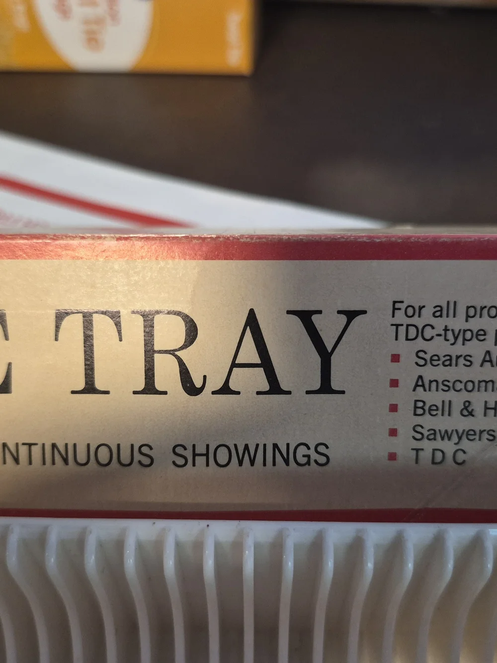 6 Vintage 70s Sears 40 Slide Tray Projector Boxes TDC Continuous Showing 1240